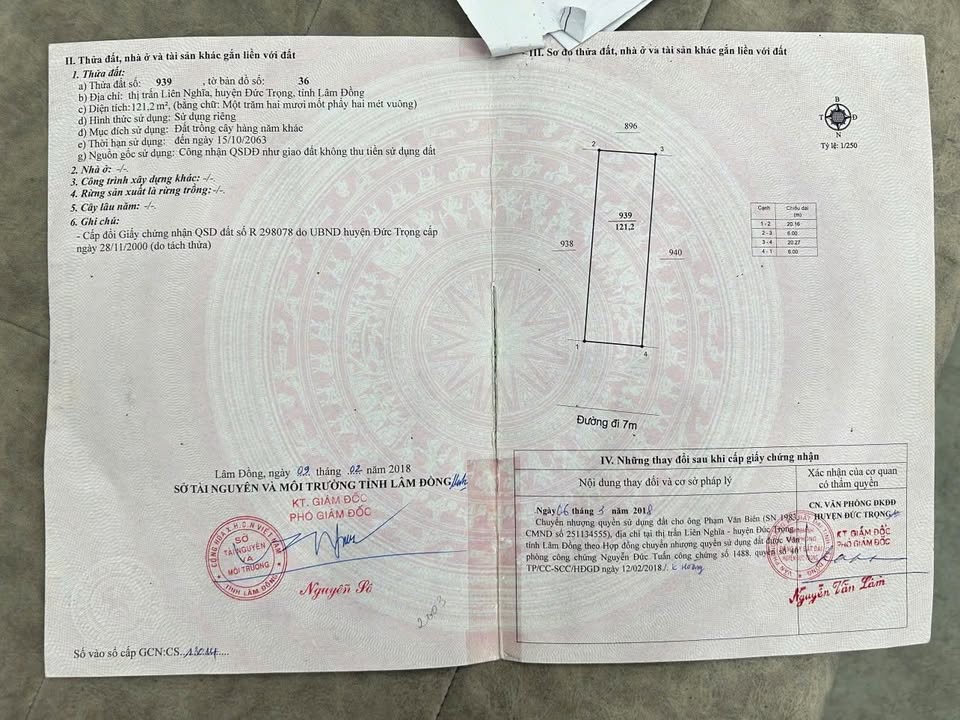 Đất nền chính chủ tại xã Phú Hội, Đức Trọng - 120m² giá chỉ 1.9 tỷ - Đầu tư sinh lời ngay!