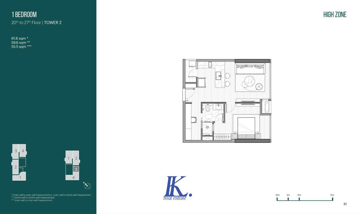 Căn hộ Narra Residences Thủ Thiêm - 1PN, 62m², Giá 21.5 tỷ - Sẵn sàng vào ở ngay!