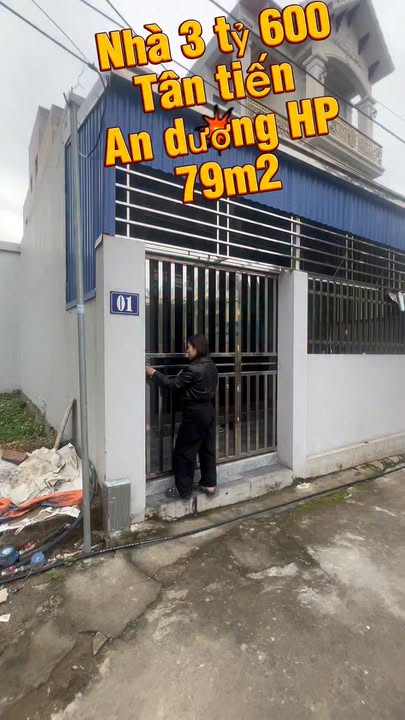 Nhà 3 tầng Tân Tiến, An Dương, Hải Phòng - Diện tích 79m², Giá 3.6 tỷ - Nơi an cư lý tưởng!