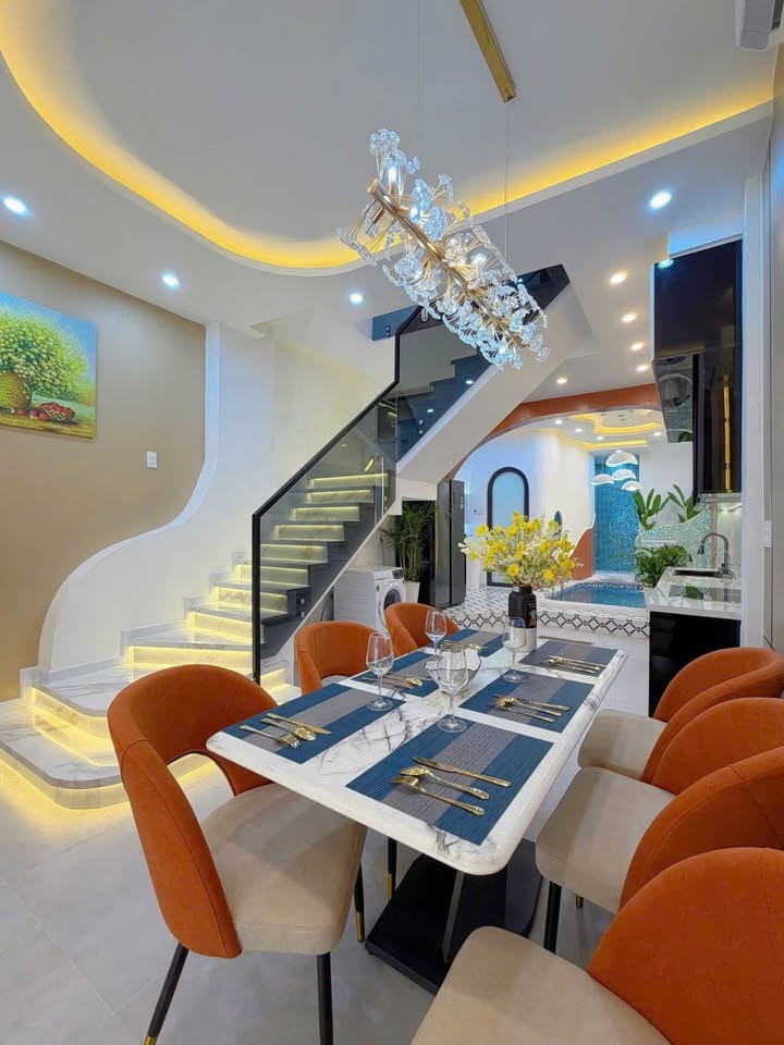 Nhà mới 3 tầng tại Phan Châu Trinh 74m² giá thỏa thuận - Full nội thất cao cấp!