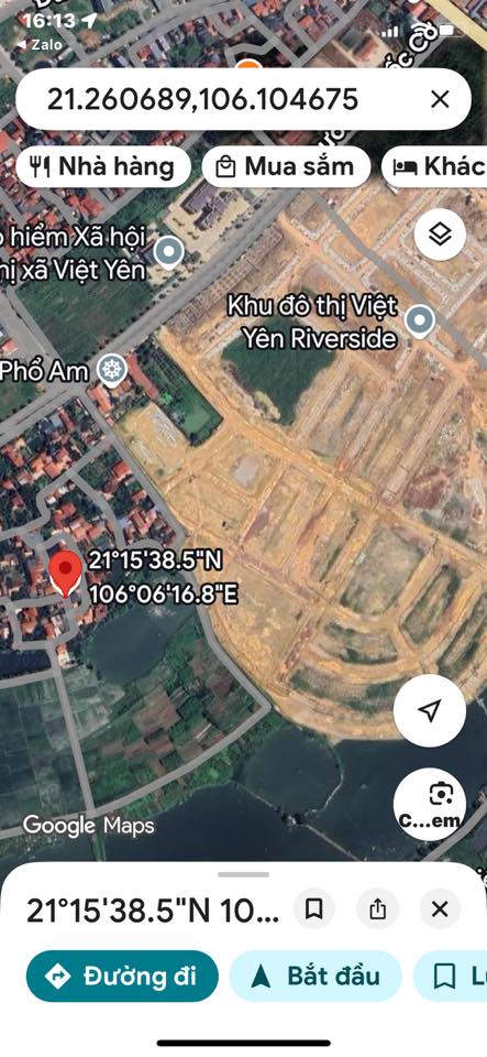 Đất nền Riverside Phường Việt Yên 100m² giá chỉ 2 tỷ - Cơ hội đầu tư tuyệt vời!