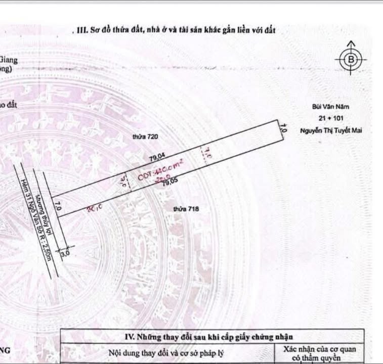 Bán đất liền kề Hẻm 31 Ngô Văn Sở, An Giang, 553m² chỉ 2 tỷ - Cơ hội đầu tư tuyệt vời!