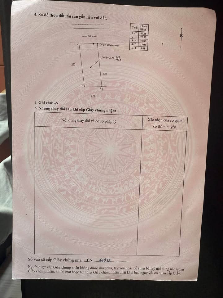 Đất nền thổ cư 1035m² tại Xã Ea H'đinh, Cư M'gar - Sổ hồng chính chủ, giao dịch nhanh!