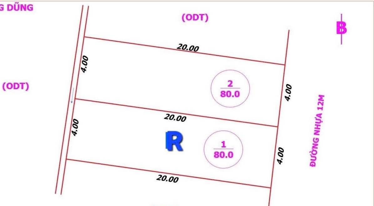 Đất nền chính chủ tại Đông Thọ - Hưng Dũng, 80m² giá 4 tỷ - Đường rộng 12m có vỉa hè