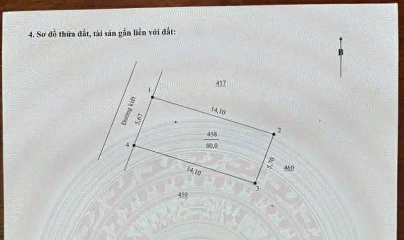 Đất nền Mộc Sơn, Ngũ Hành Sơn 80m² giá 4 tỷ - Nở hậu, gần biển!