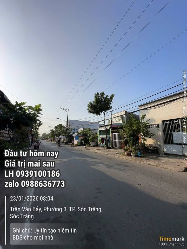 Nhà mới Hẻm 20 Trần Văn Bẩy, Sóc Trăng 77m² giá 1.19 tỷ - Sổ hồng chính chủ!