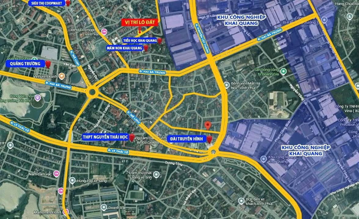 Nhà mặt phố Phùng Dong Oánh, Vĩnh Yên 100m² giá 5.1 tỷ - Vị trí đắc địa không thể bỏ qua!