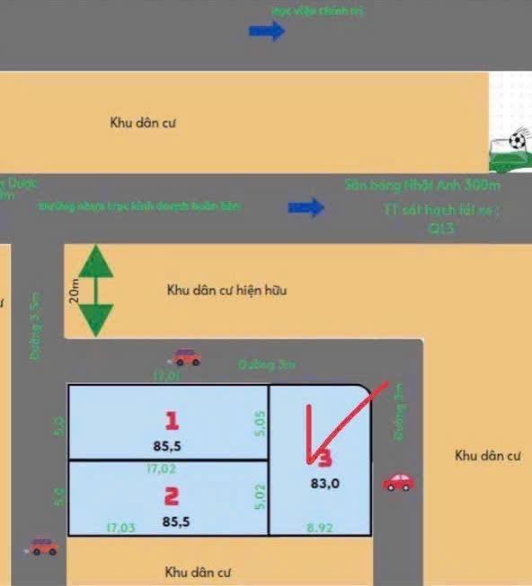 Đất nền 83m² Đồng Mốc, Tiên Dược, Sóc Sơn - Tiềm năng tăng giá mạnh!