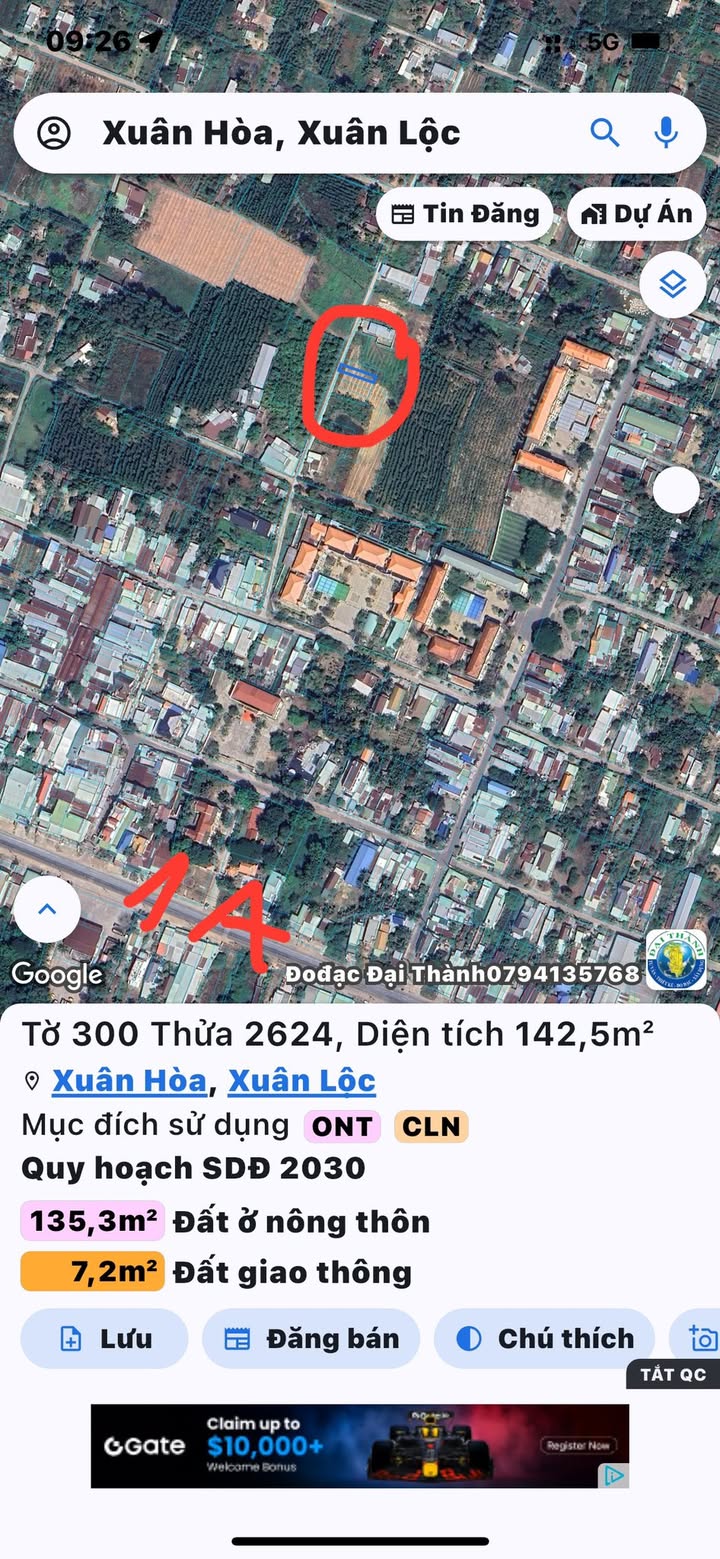 Đất nền Xuân Hòa 140m² giá chỉ 600 triệu - Vị trí đắc địa gần trường học!