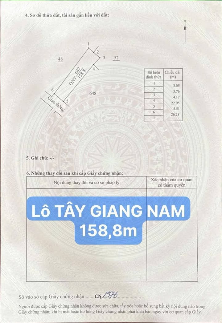 Đất nền Tây Giang 160m² giá 1.3 tỷ - Cơ hội đầu tư hấp dẫn!