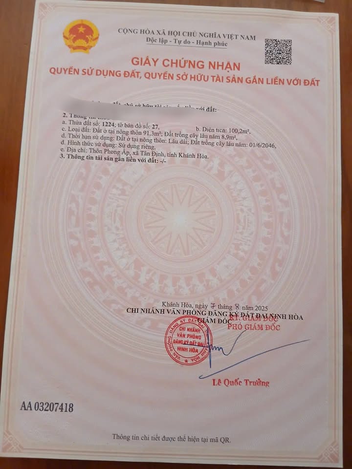 Đất mặt đường bê tông Ninh Bình 100m² giá 670 triệu - Đầu tư lâu dài!