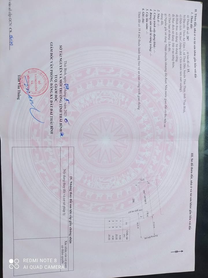 Đất nền Thụy Dân - Thái Thụy 98m² giá đầu tư - Mặt đường trục DH.95 kinh doanh sầm uất!