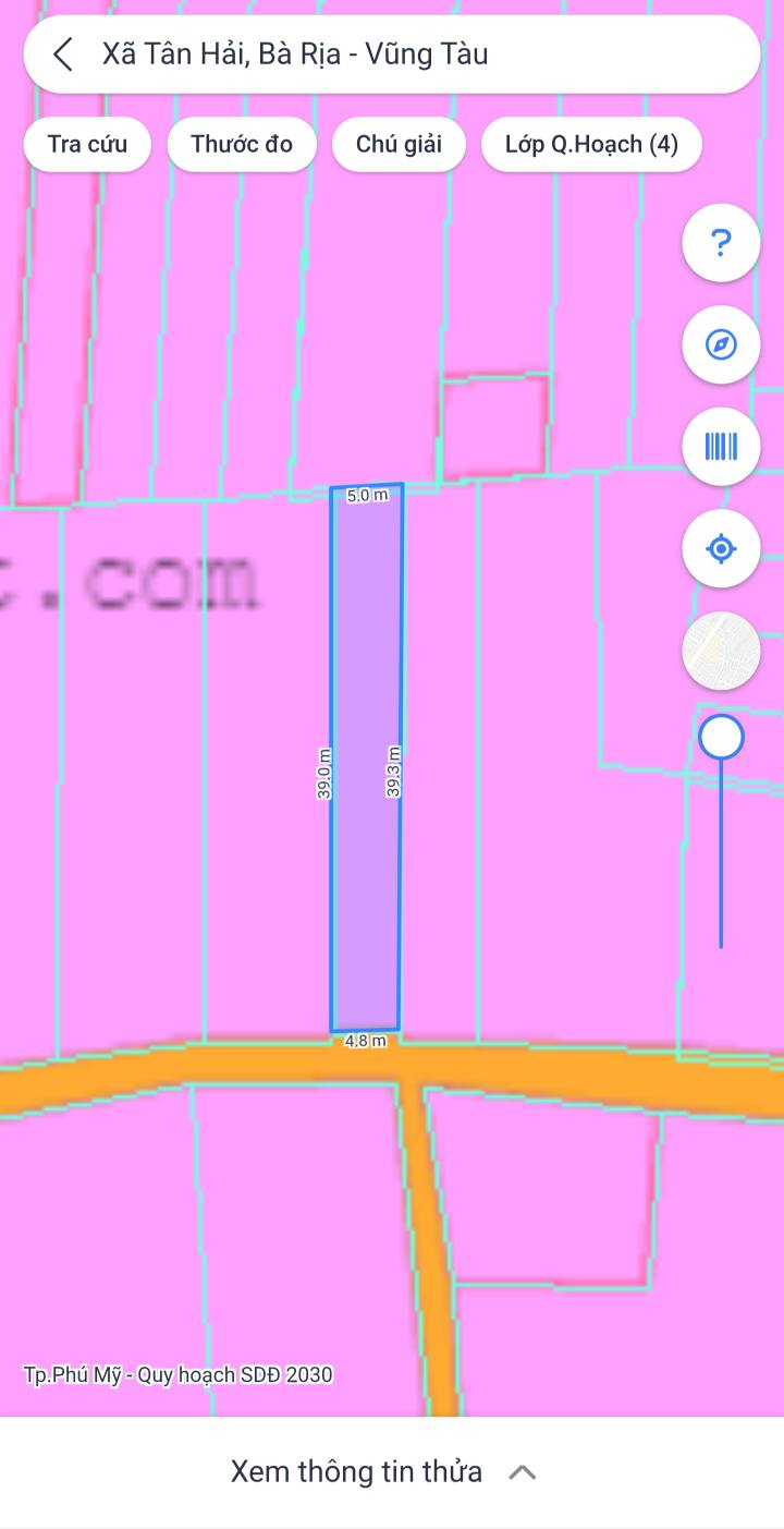 Nhà phố mặt tiền đường Tân Hải, Phú Mỹ 195m² giá 2 tỷ - Đầu tư sinh lời!