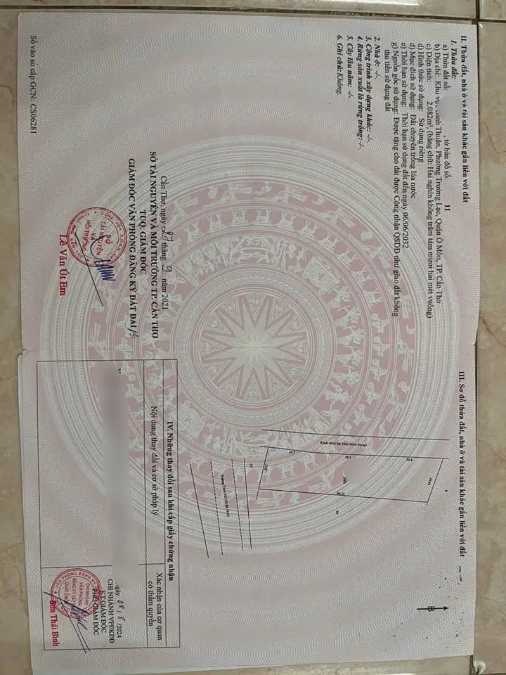 Đất nền đường Tỉnh Lộ 922, huyện Cờ Đỏ, diện tích 6000m² - Cơ hội đầu tư sinh lời!