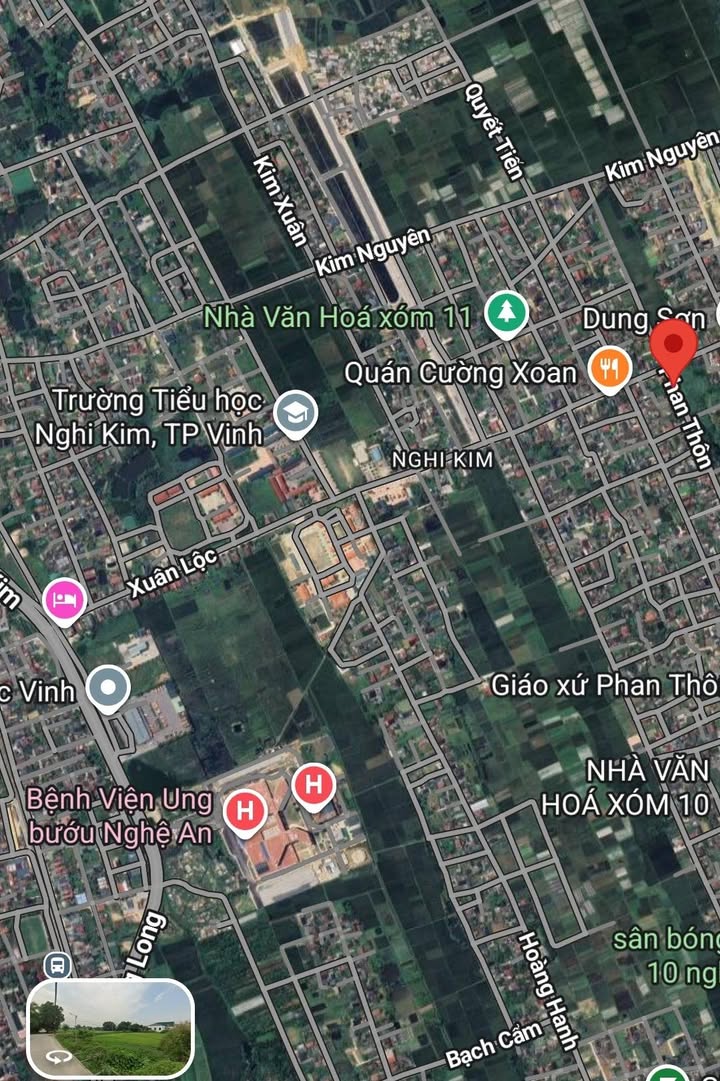 Đất nền 296m² mặt đường Phan Thôn, Nghi Kim - Giá tốt, đầu tư lý tưởng!