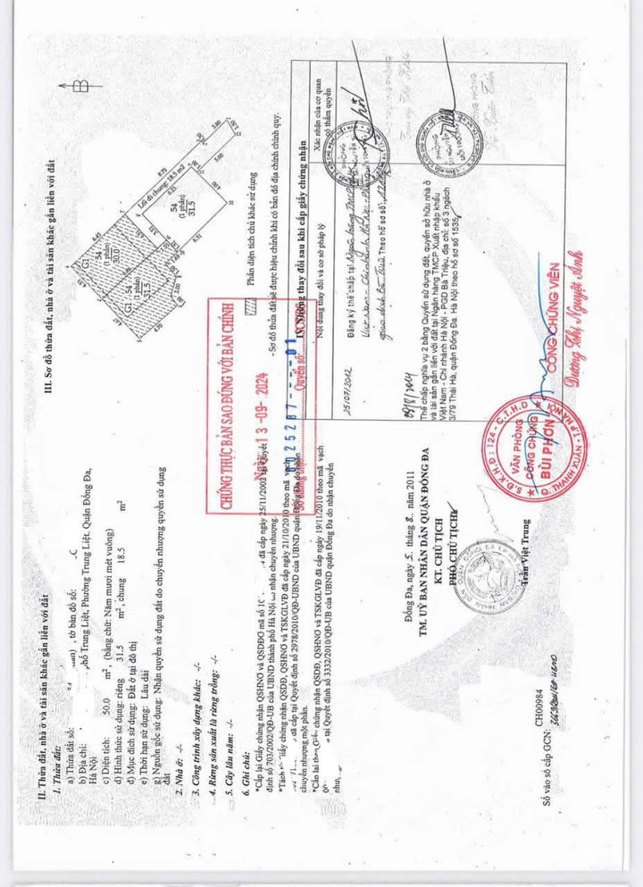 Nhà phố Trung Liệt Đống Đa 50m² giá 7 tỷ - Chính chủ bán gấp!