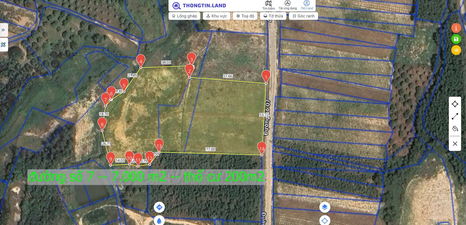 Đất nền Vĩnh Đông, Cam An Bắc, Khánh Hòa 7000m² giá 4.9 tỷ - Cơ hội đầu tư tốt!