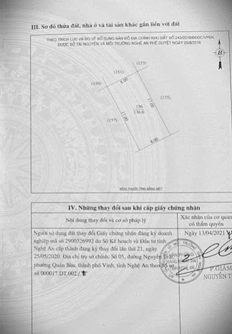 Biệt thự đẹp tại Quán Bàu, Vinh 136m² giá 8 tỷ - Cơ hội đầu tư tuyệt vời!