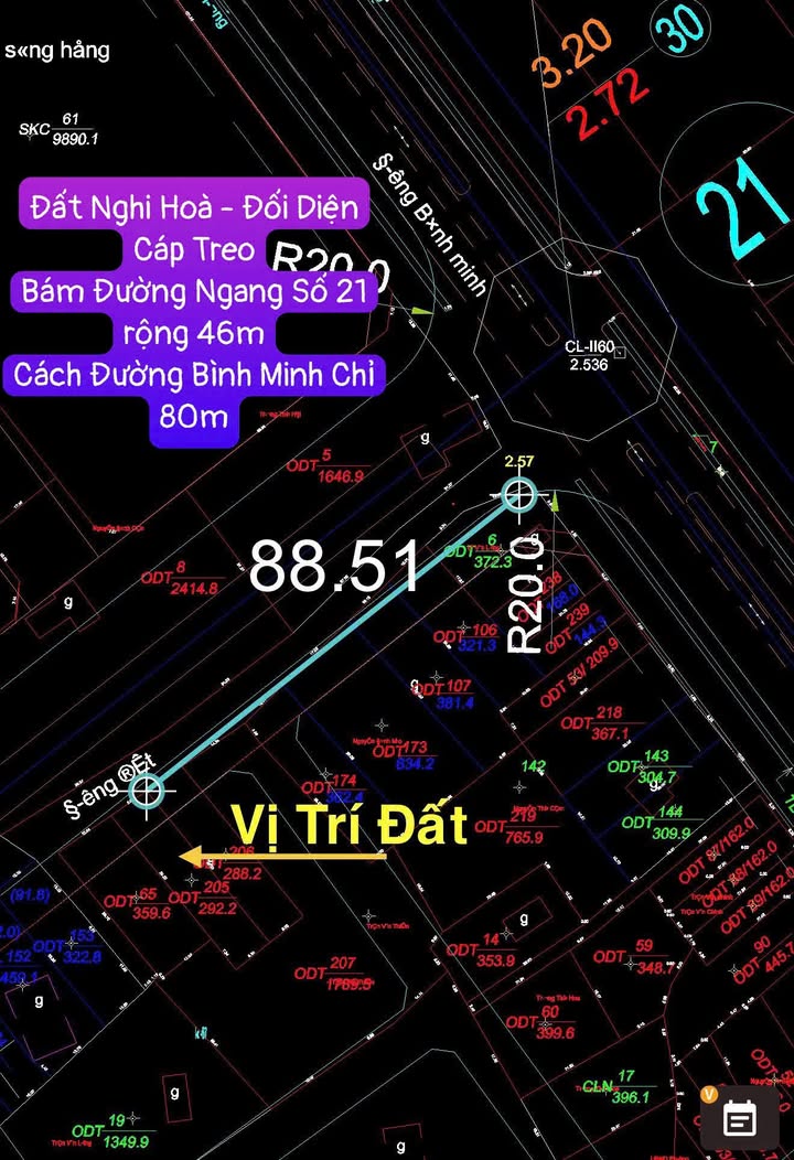 Đất Nghi Hòa - Đường Ngang Số 21, 292.2m² - Cơ hội đầu tư hiếm có!