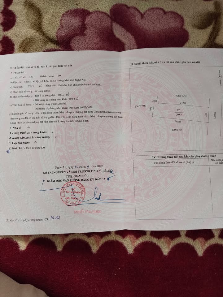 Đất nền Quỳnh Lộc Hoàng Mai 210m² - Cơ hội đầu tư hấp dẫn!