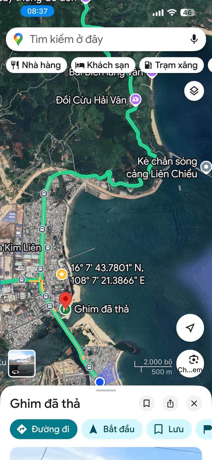 Đất mặt tiền biển Liên Chiểu 123,7m² giá 3 tỷ - Đầu tư lý tưởng!