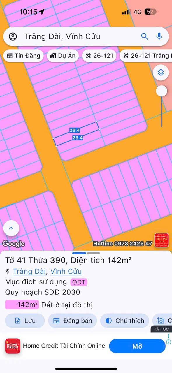 Đất thổ cư Phú Gia 1, Biên Hòa - 140m², giá 4.35 tỷ - Sổ đỏ chính chủ, dễ dàng giao dịch!