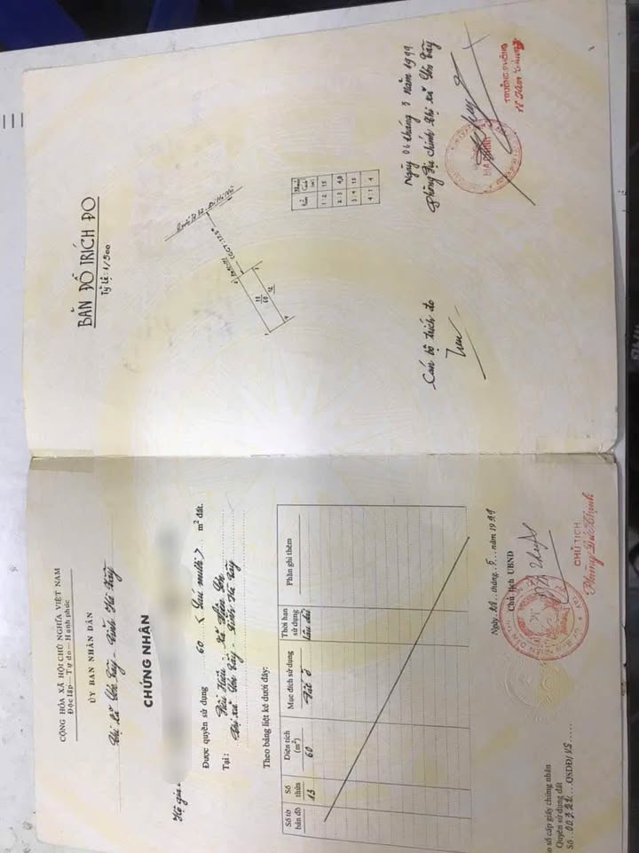 Bán lô đất 2 mặt tiền Quốc lộ 32, 60m² - Đầu tư sinh lời lý tưởng!