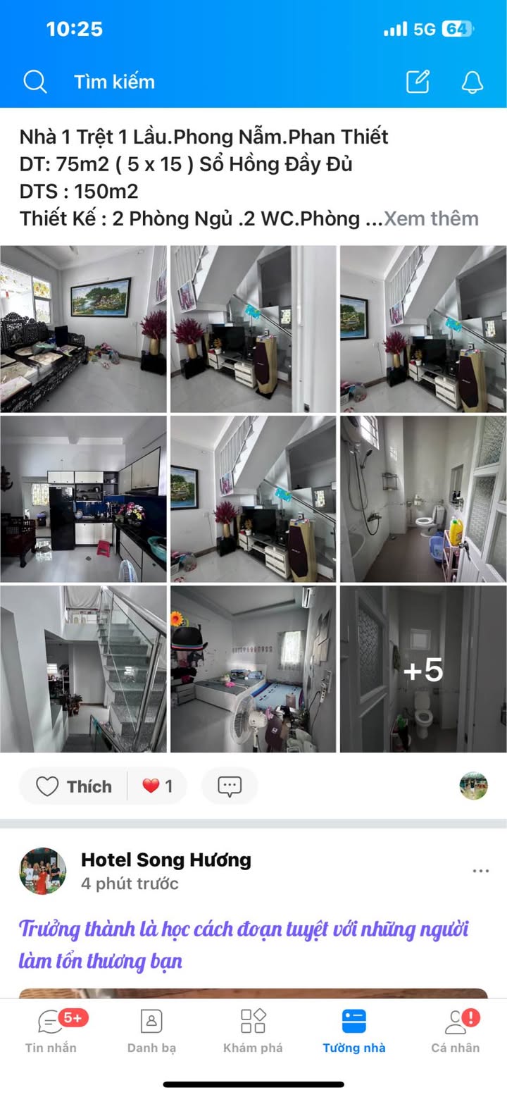 Nhà 2 Tầng Phong Nẫm 75m² giá 1.7 tỷ - Sổ hồng đầy đủ, gần trạm y tế!