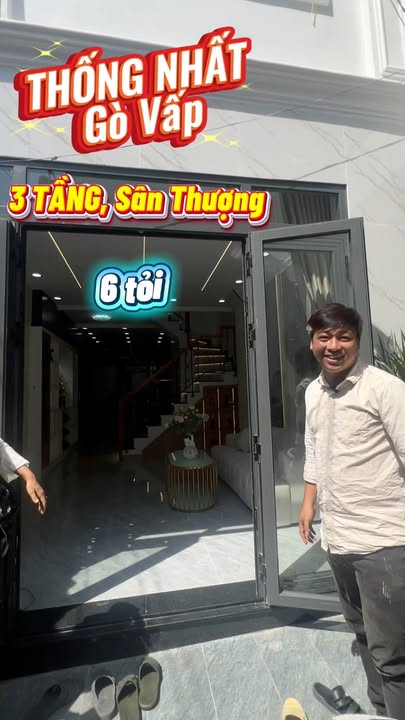 Nhà phố Gò Vấp 60m² giá 6 tỷ - Thiết kế hiện đại, sẵn sàng ở ngay!