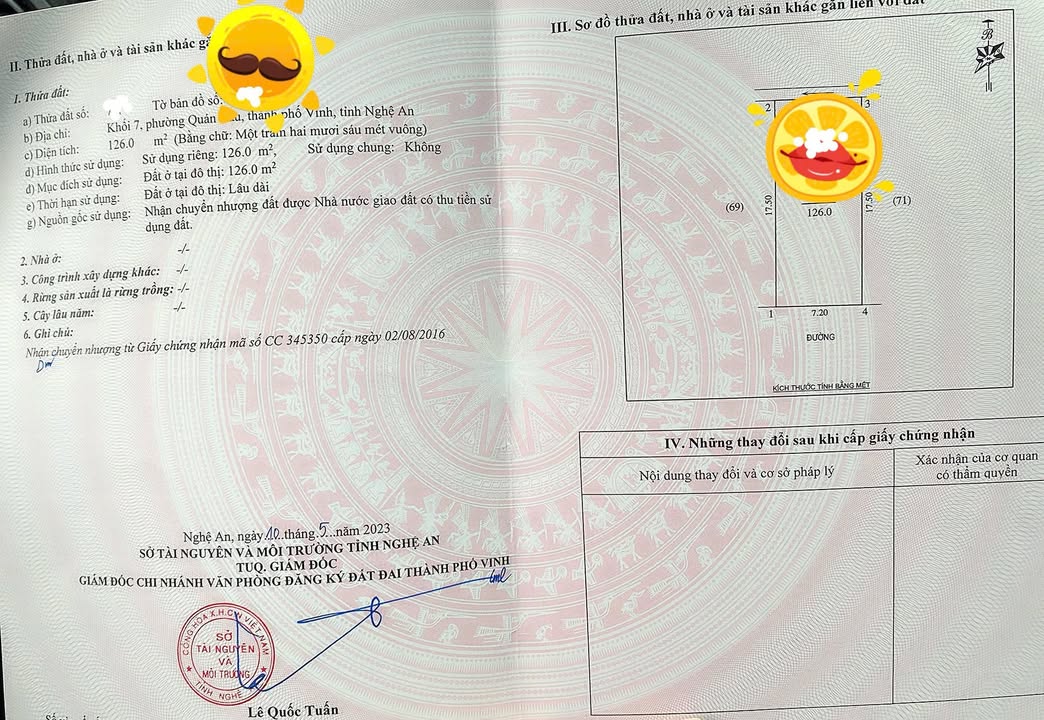 Đất nền K7 Quán Bàu 126m² giá 8 tỷ - Bìa đỏ trao tay, xây tự do!