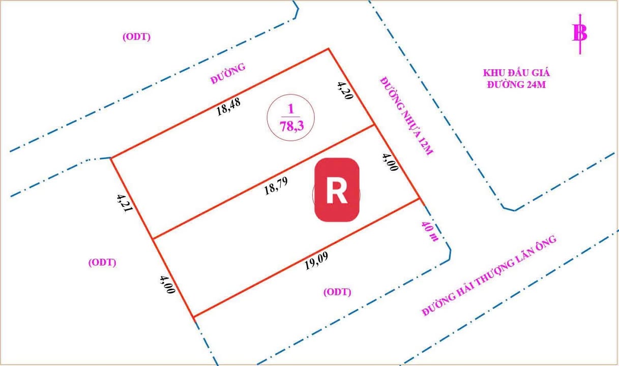 Đất Hưng Lộc, Thành phố Vinh 78.3m² giá 3 tỷ - Đầu tư sinh lời ngay!