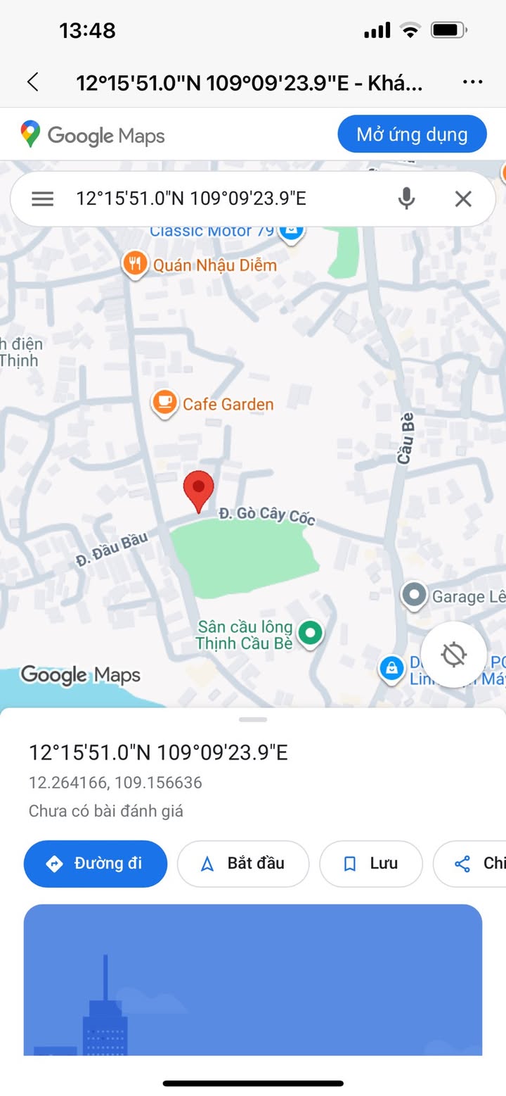 Đất mặt tiền đường Gò Cây Cốc Nha Trang 116,3m² - Pháp lý rõ ràng, giá tốt!