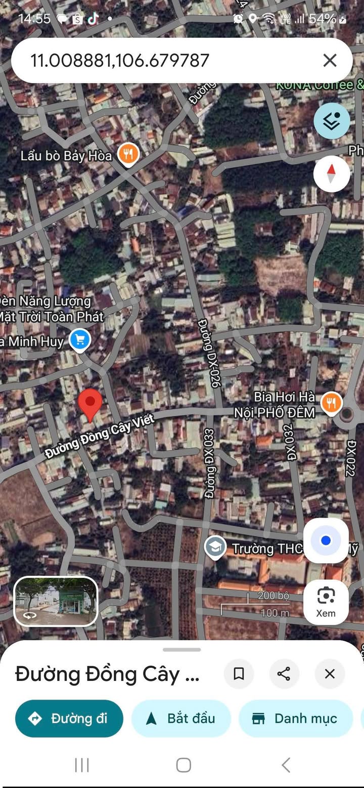 Đất nền Phú Mỹ Thủ Dầu Một 197m² giá 2.7 tỷ - Đường ô tô vào tận nơi!