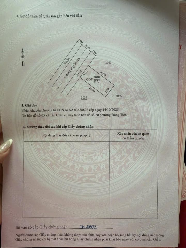 Đất nền Tàng Thọ Sơn, Đông Thịnh, 112m² giá 896 triệu - Cơ hội đầu tư hấp dẫn!