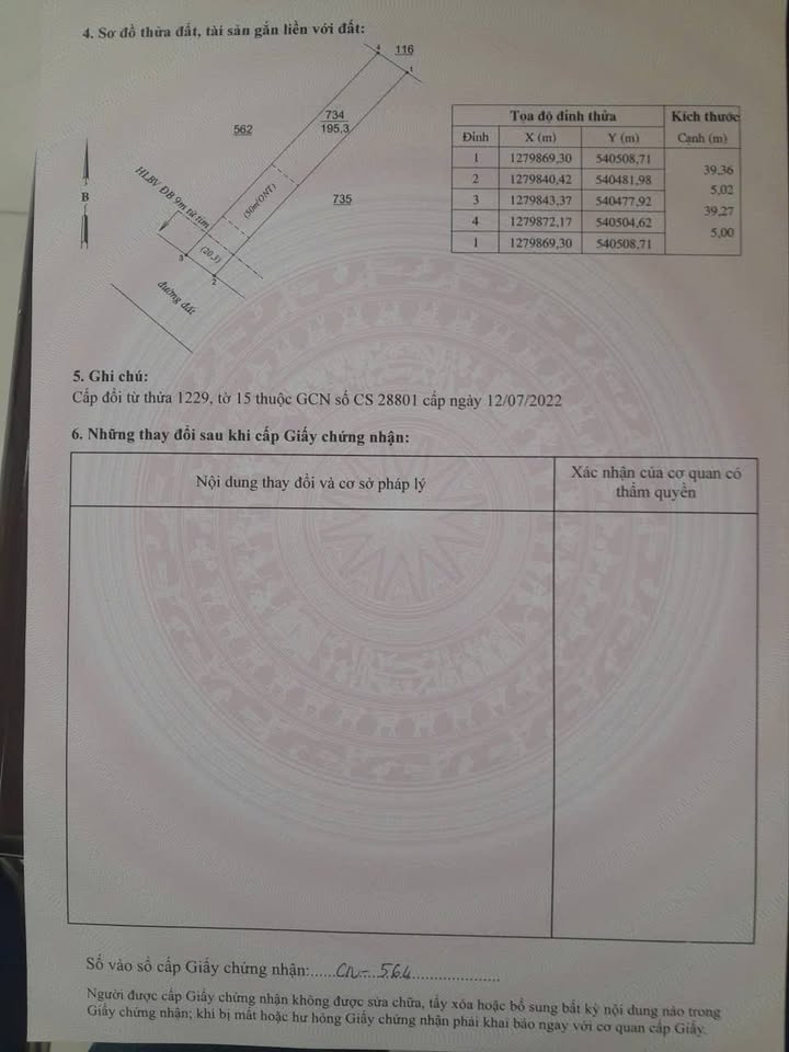 Đất nền đường Vành đai Tân Khai, Chơn Thành 200m² giá 750 triệu - Sổ đỏ chính chủ!