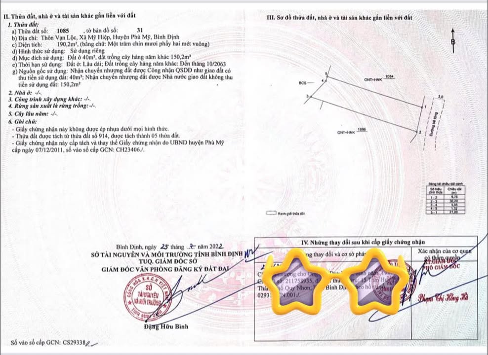 Đất nền Vạn Lộc, Xã Mỹ Hiệp, 180m² giá 240 triệu - Cơ hội đầu tư hấp dẫn!