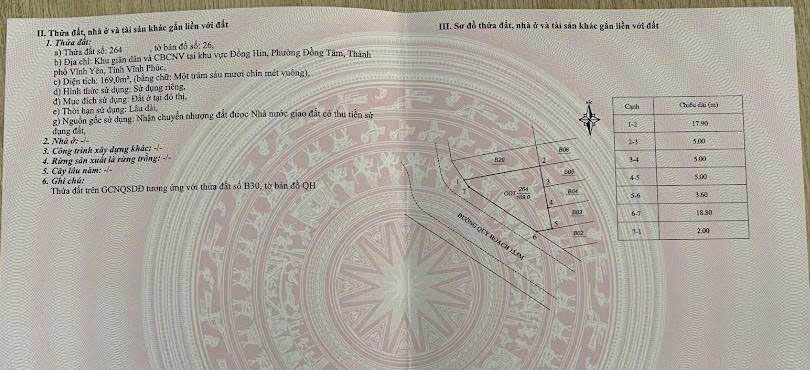 Đất thổ cư 169m² khu Đồng Tâm - Giá chỉ 3 tỷ - Mặt tiền 20m