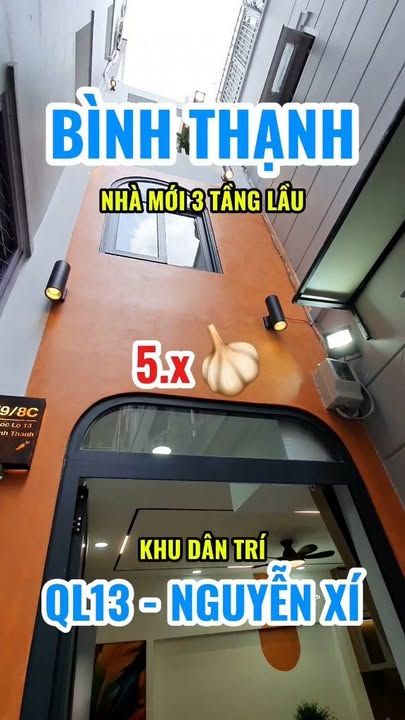 Nhà phố 3 tầng Quốc Lộ 13, Bình Thạnh 28m² giá 5.98 tỷ - Full nội thất, hẻm xe tải 6m