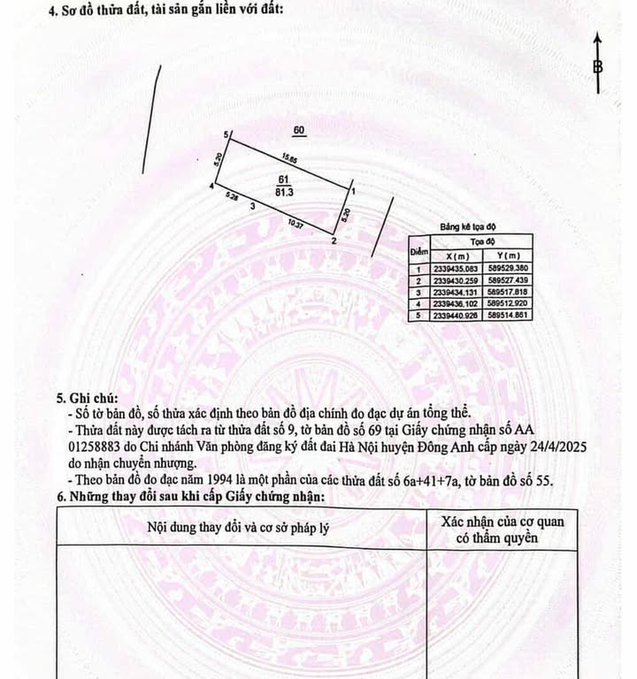 Đất phân lô ô tô tránh tại Đông Anh 82m² giá 7 tỷ - Đầu tư sinh lời hấp dẫn!