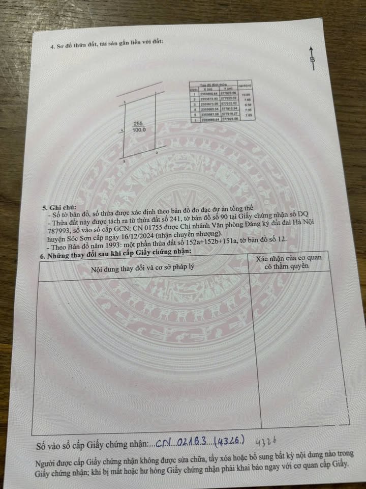 Đất thổ cư 100m² tại xã Kim Thái - Mặt tiền 7m, giá thỏa thuận hấp dẫn!