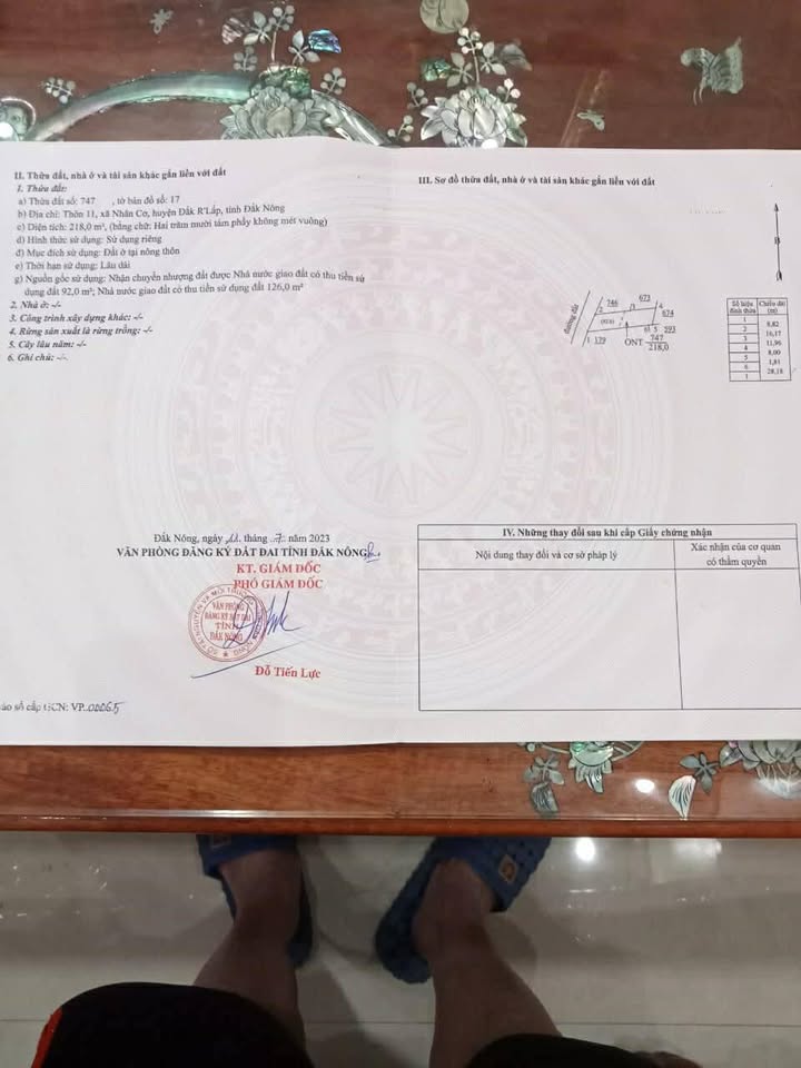 Đất thổ cư 240m² tại Nhân Cơ - Giá chỉ 696 triệu - Mặt tiền đường bê tông