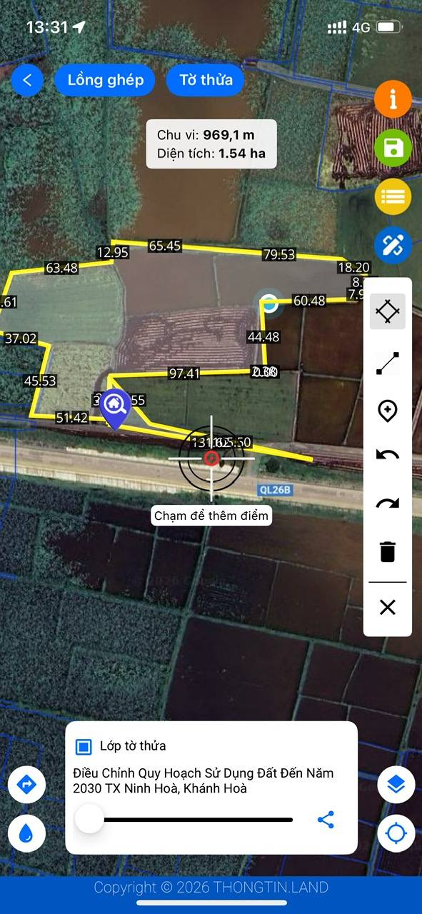 Đất nền Ninh Hòa, Khánh Hòa 14.500m² giá 3.19 tỷ - Tiềm năng phát triển lớn!