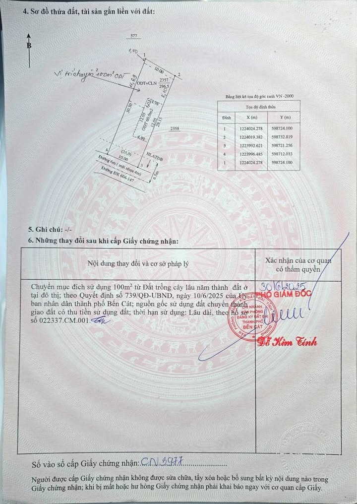 Đất thổ cư Phường Hòa Lợi, Bến Cát 150m² giá 3.5 tỷ - Tiềm năng kinh doanh lớn!