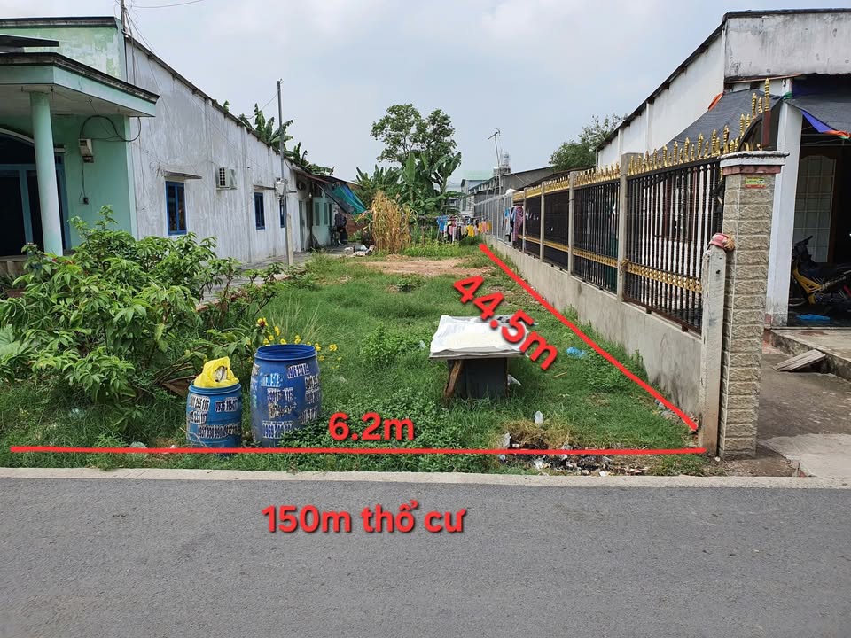 Đất thổ cư 150m² tại Nguyễn Văn Thành, Bến Cát, Bình Dương - Giá chỉ 2.65 tỷ!