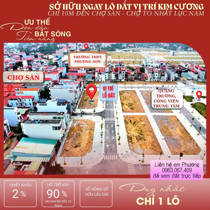 Đất nền Phương Sơn Diamond Từ Sơn 80m² giá 2 tỷ - Cơ hội đầu tư vàng!