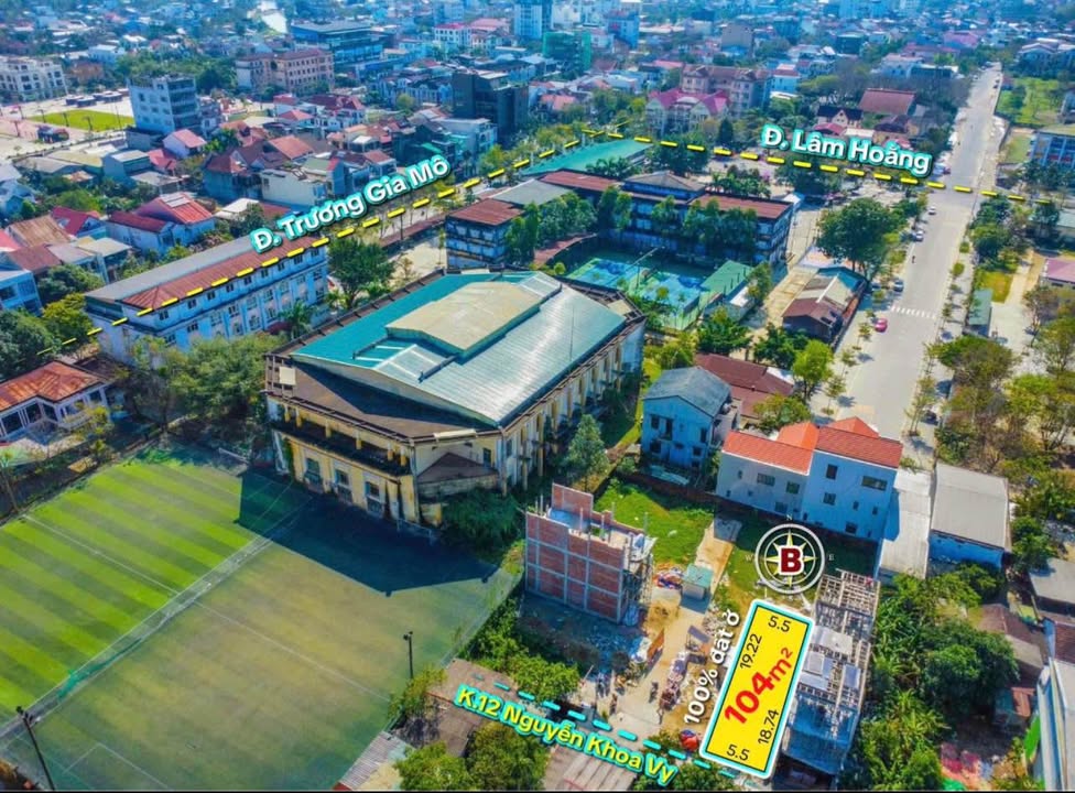 Đất nền KQH Nam Vỹ Dạ - Vỹ Dạ 104m² giá 2.3 tỷ - Kết nối thuận lợi!