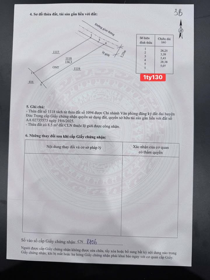 Đất nền Liên Hiệp 140m² giá 1.13 tỷ - Đầu tư sinh lời nhanh!