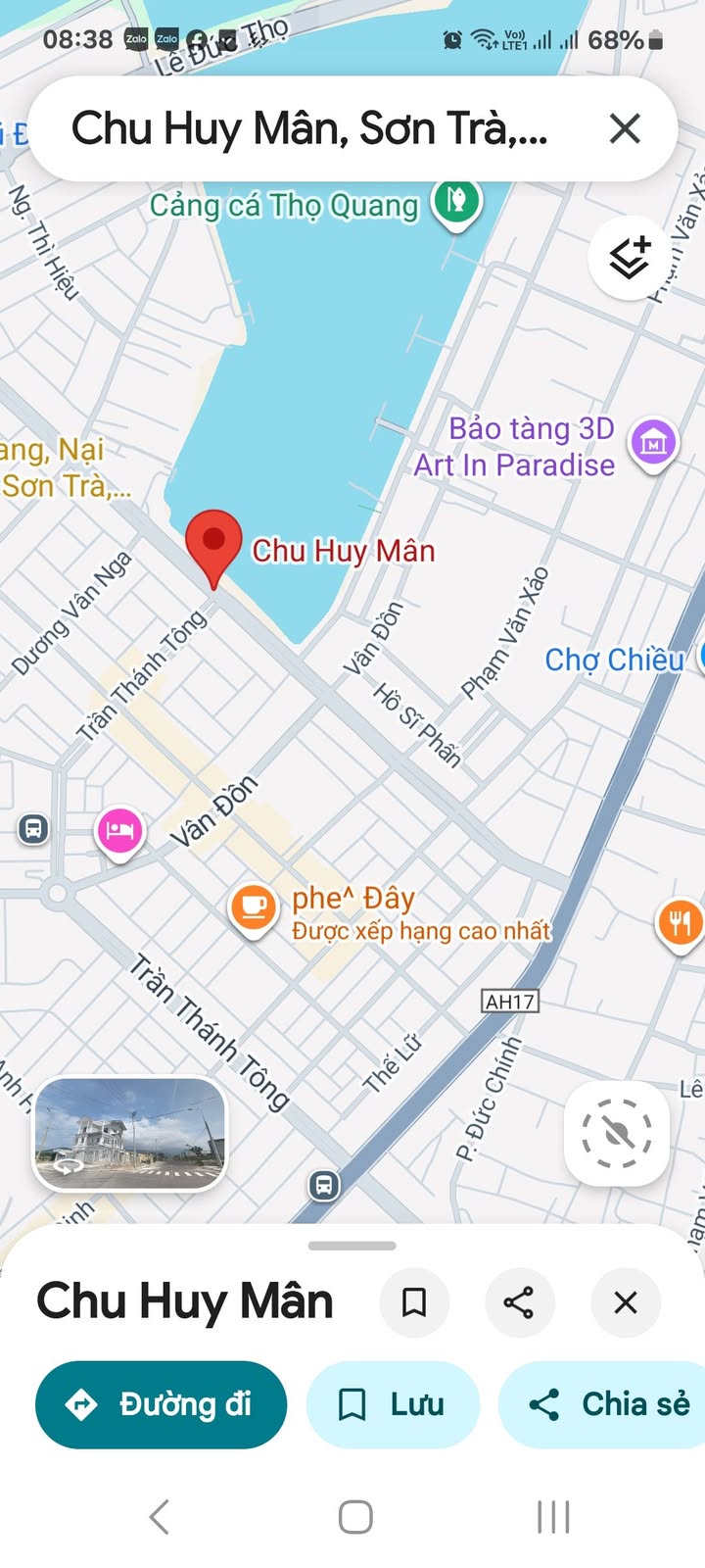 Bán nhà mặt tiền đường Chu Huy Mân, Sơn Trà, Đà Nẵng 255m² - Chính chủ!