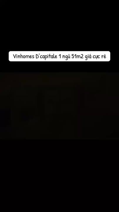 Căn hộ Vinhomes D'Capitale 51m² giá thỏa thuận - View hồ thoáng mát