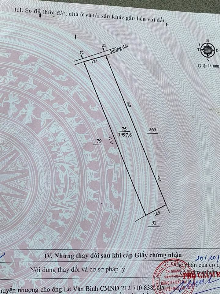 Đất nền Tân Lạc Bảo Lâm 2000m² giá 1.999 tỷ - Cơ hội đầu tư tuyệt vời!